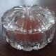 Antique cut glass candy box