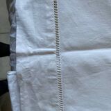 MD embroidered white sheet