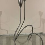 Black Blum Loop Candle Holder