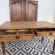 Antique pine desk - turned legs