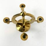 Mid-Century Scandinavian Brass Candlestick by Arthur Pe, Kolbäck, Sweden 1950-60