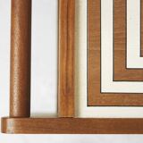Cart bar teak with pattern maze 1960 s