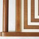 Cart bar teak with pattern maze 1960 s