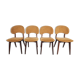 Set of 4 vintage scandinavian dining chairs, 1960s