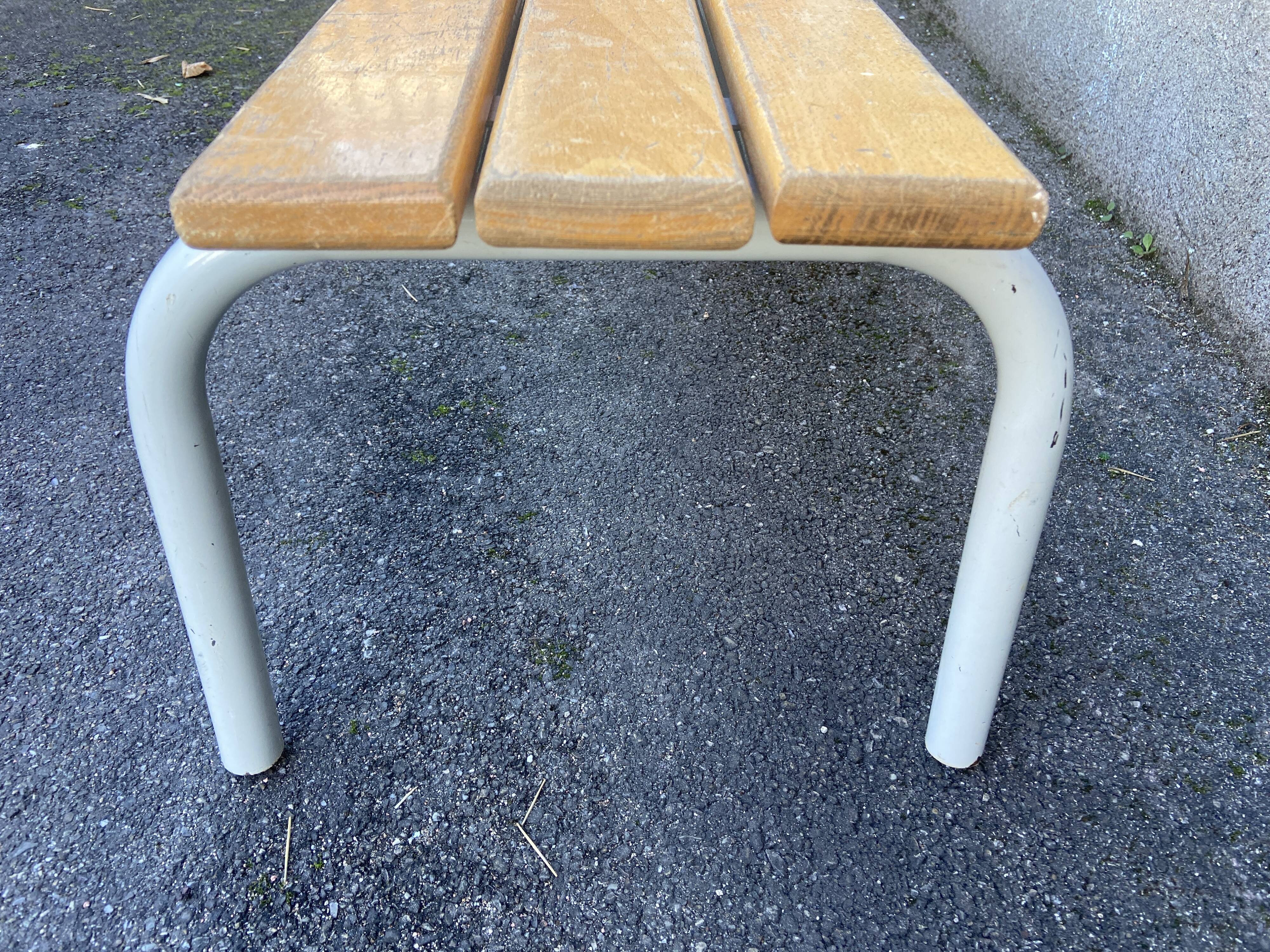 Industrial children's school bench mullca 1960s