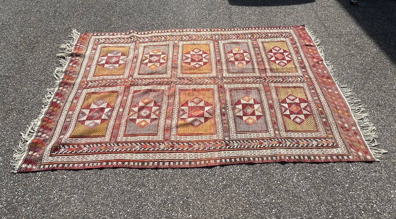 large vintage kilim rug
