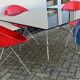 Kartell Glossy Dining Table with 4 Eros Chairs