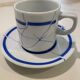 Flat cup saucer Pfister, designer furniture Pfister, original coffee cup,