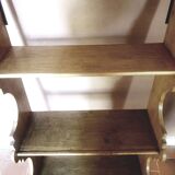 Old wooden shelf