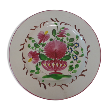 Decorative plate st Clement floral decoration