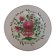 Decorative plate st Clement floral decoration