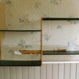 Vintage modular wall shelf