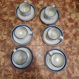 Set of 6 vintage ceramic cups