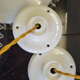 Duo of serrated opaline suspensions