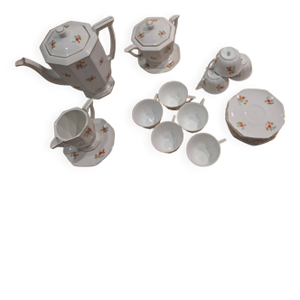 Coffee or tea service Porcelain Epiag D.F.