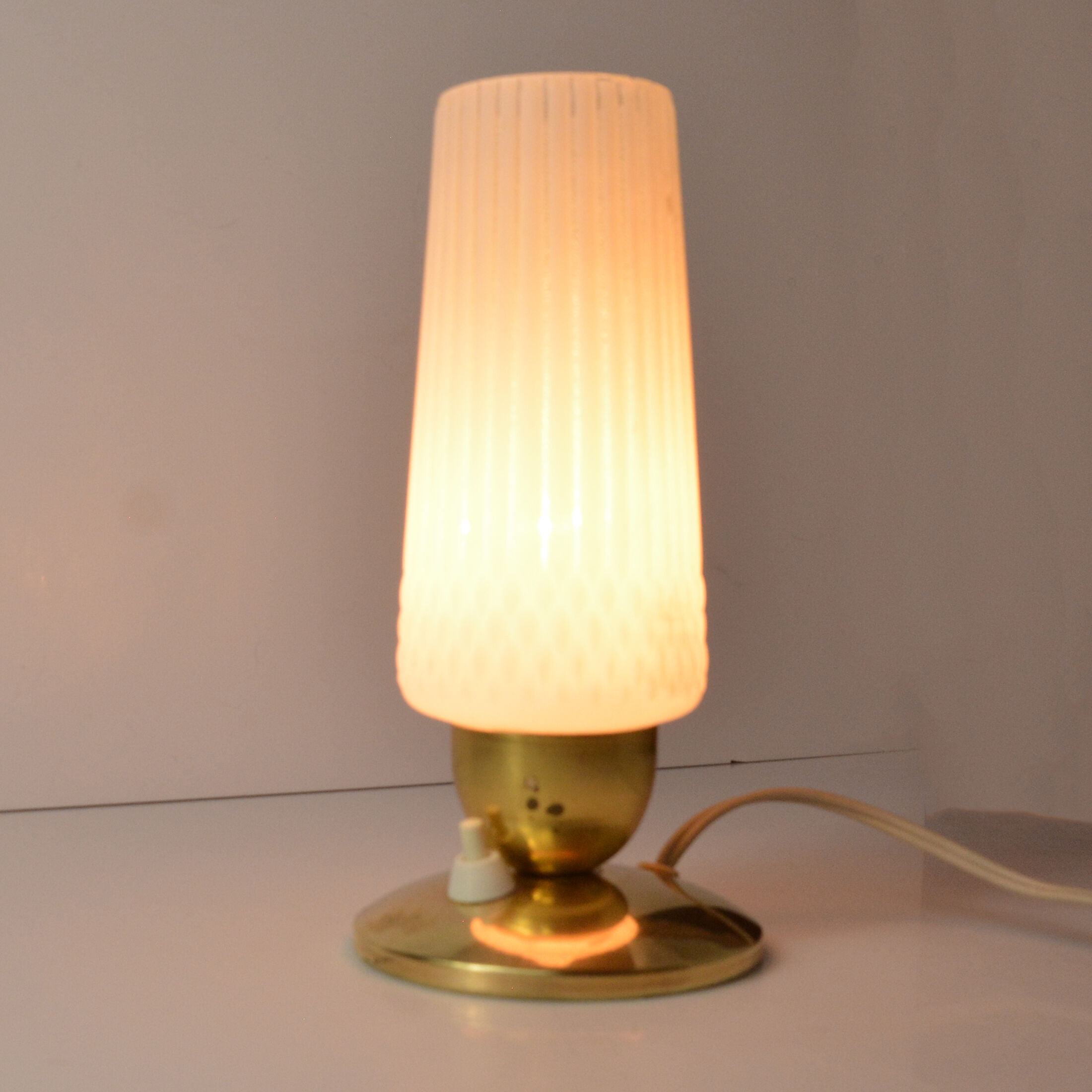 1960s bedside night lamp, ElektroRausendorf Bautzen, Germany