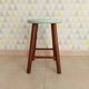 Tabouret  vintage en bois