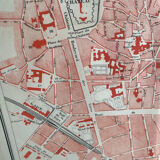 1883 - Map of the city of Angers