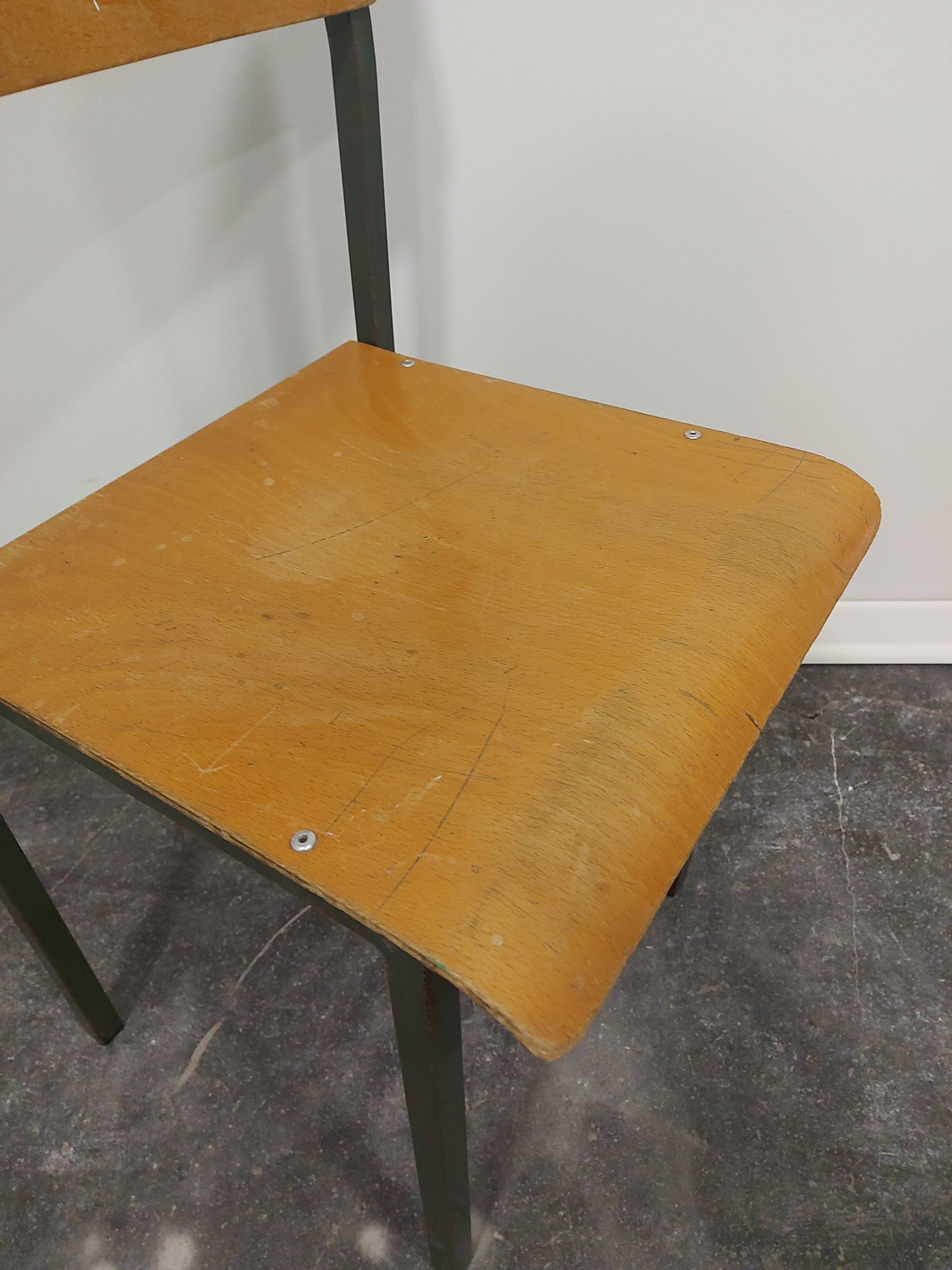 Chair, 1970s, Metal Green Frame