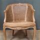 Louis XV style canned armchair