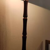 Lampe tripode art déco en bois et laiton signé France Paris