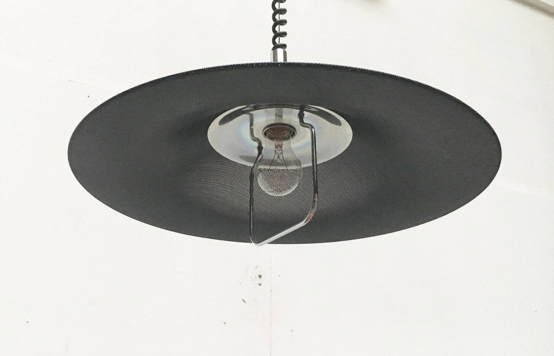 Vintage German Postmodern Metal Pendant Lamp from Cosack