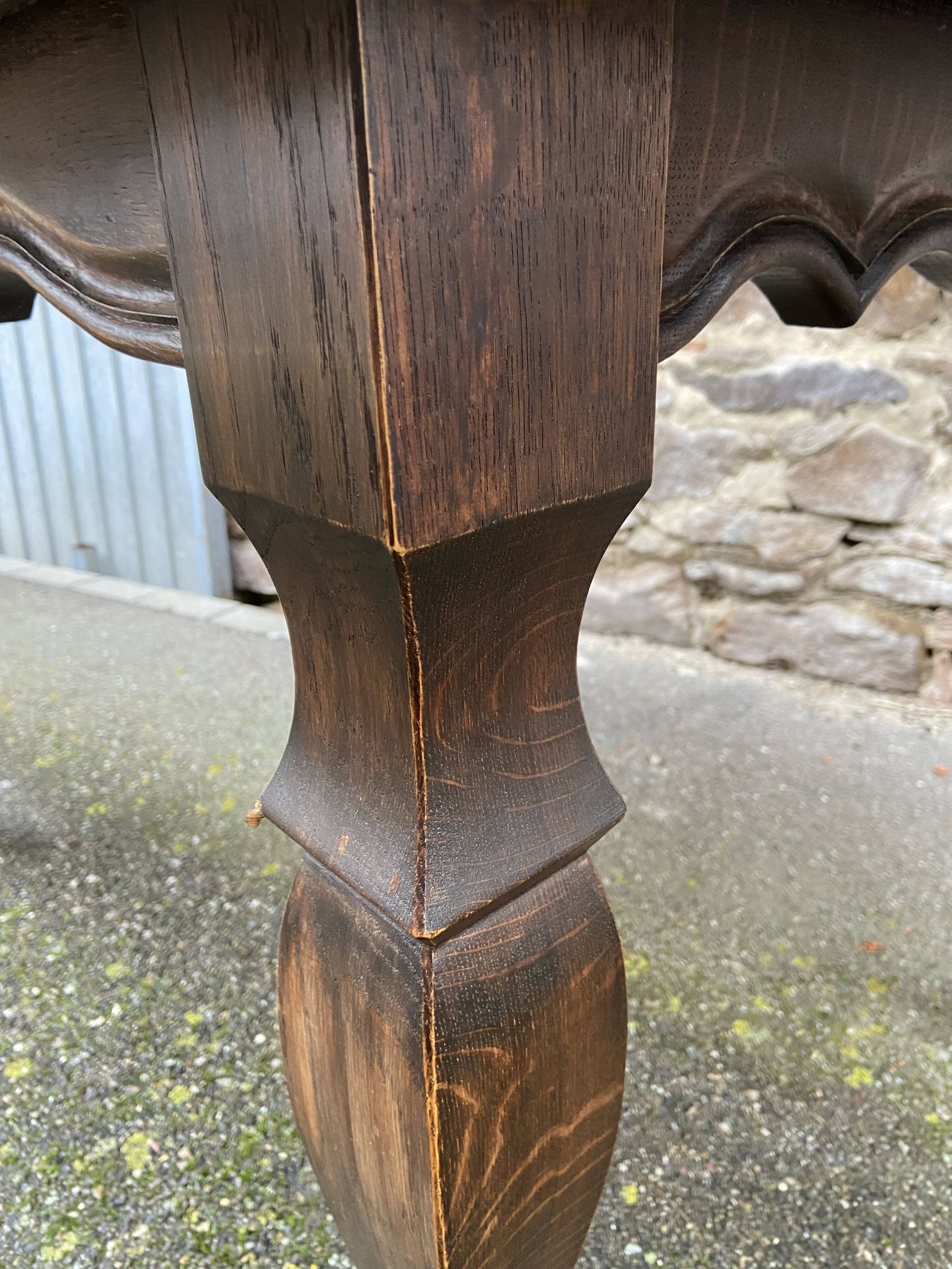 Table de taverne winstub stuwa alsacienne vintage