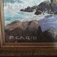 La mer agitée de pierre Cario huile sur toile