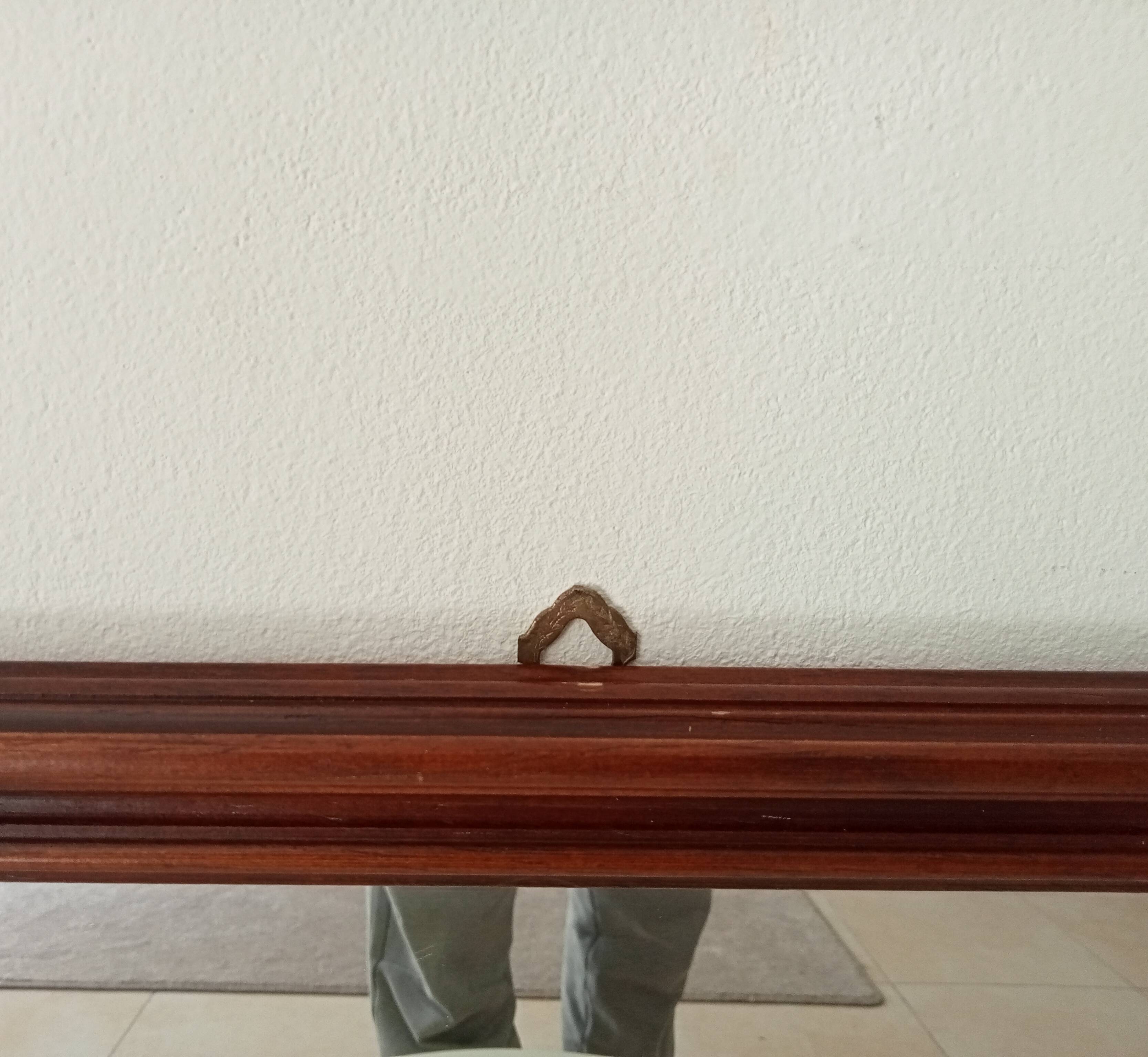 Vintage Italian octagonal mirror from the 60s