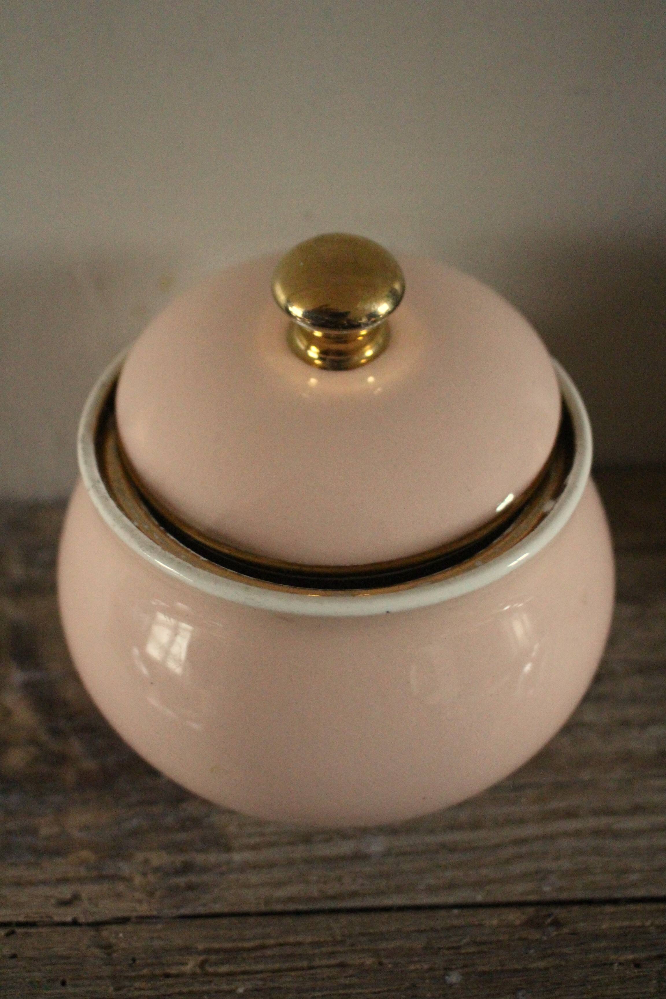 Sucrier rose poudré doré Villeroy Boch