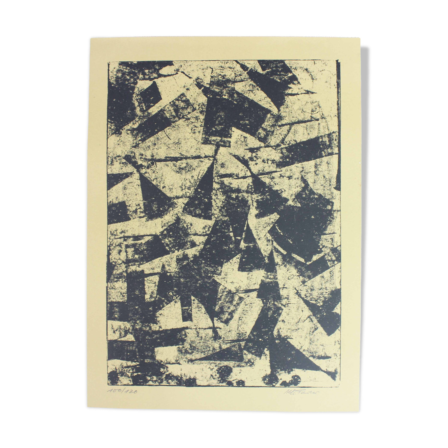 Lithograph of Alfred Furler 70s