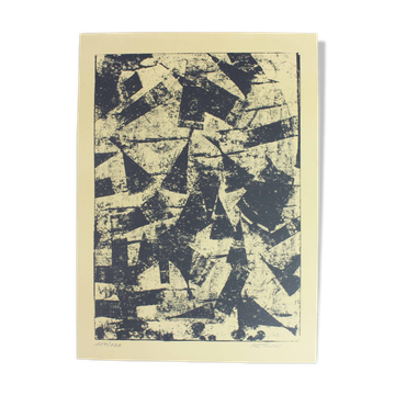 Lithographie d'Alfred Furler années 70