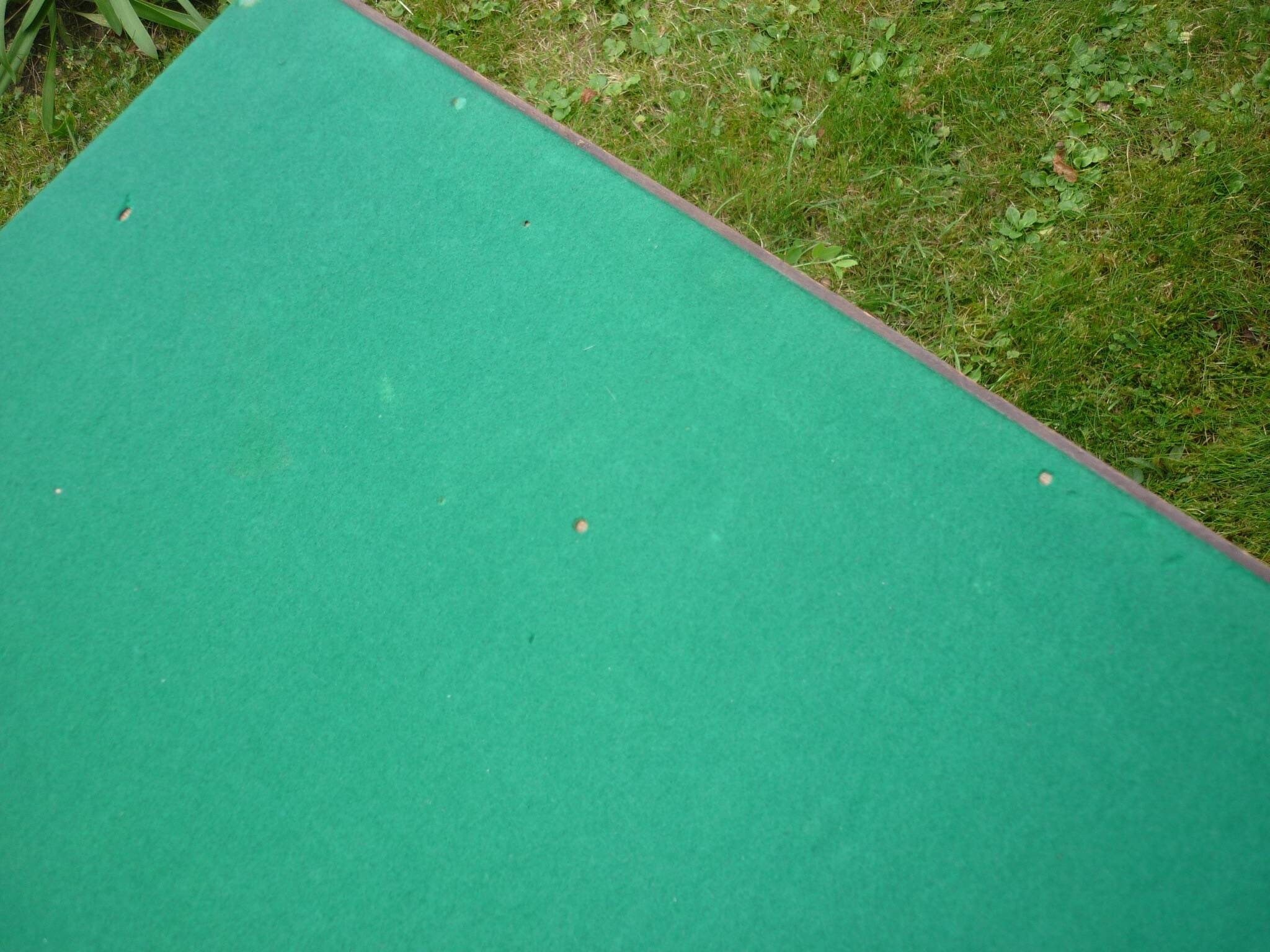 Vintage folding games table