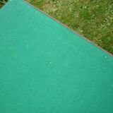 Vintage folding games table