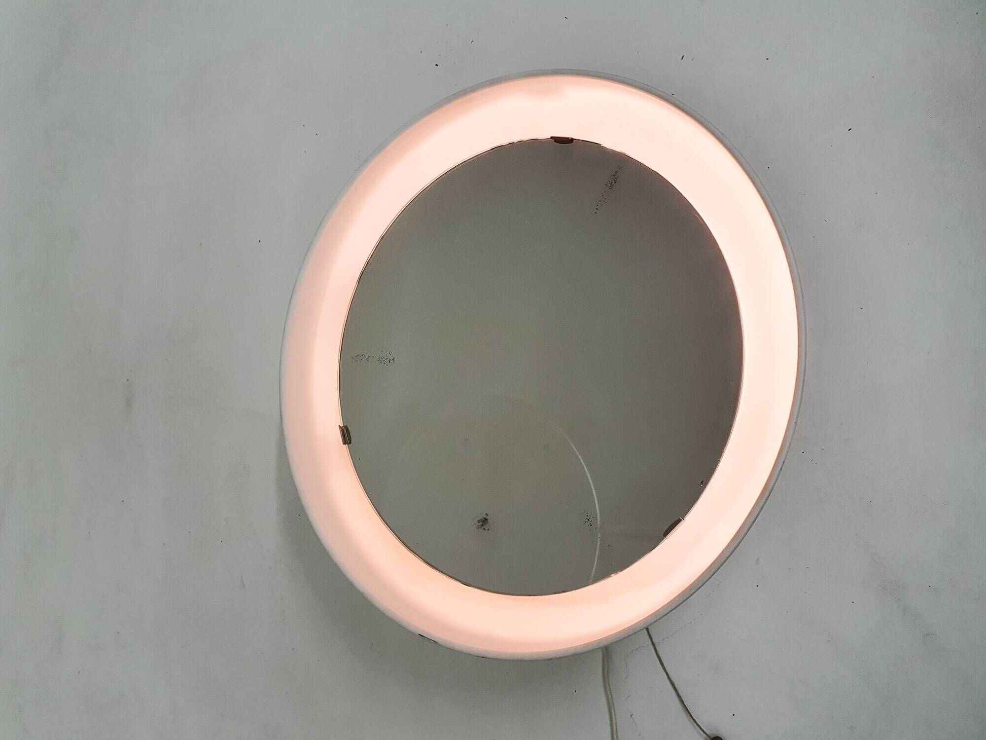 Poul Henningsen for Louis Poulsen mirror with back light, Denmark 1960's