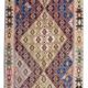 Antique Anatolian Carpet, Hand-Woven Runner, Turkish Kilim