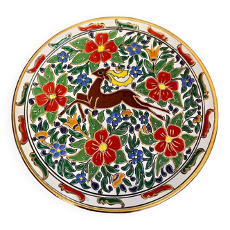 Hand painted Greek plate