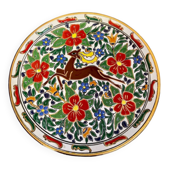 Hand-painted Greek plate