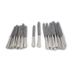 Ercuis Perles 24 knives, 12 table knives + 12 cheese knives in silver-plated metal, nearly new.