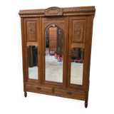 Antique Art Nouveau wardrobe