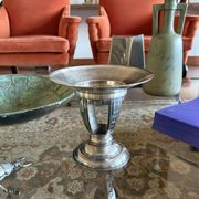 Art Deco silver-plated coup / vide poche, France 1940s