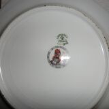 Set of 9 small dessert plates from the 50s