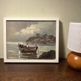 Marine on panel 24x30, renovated