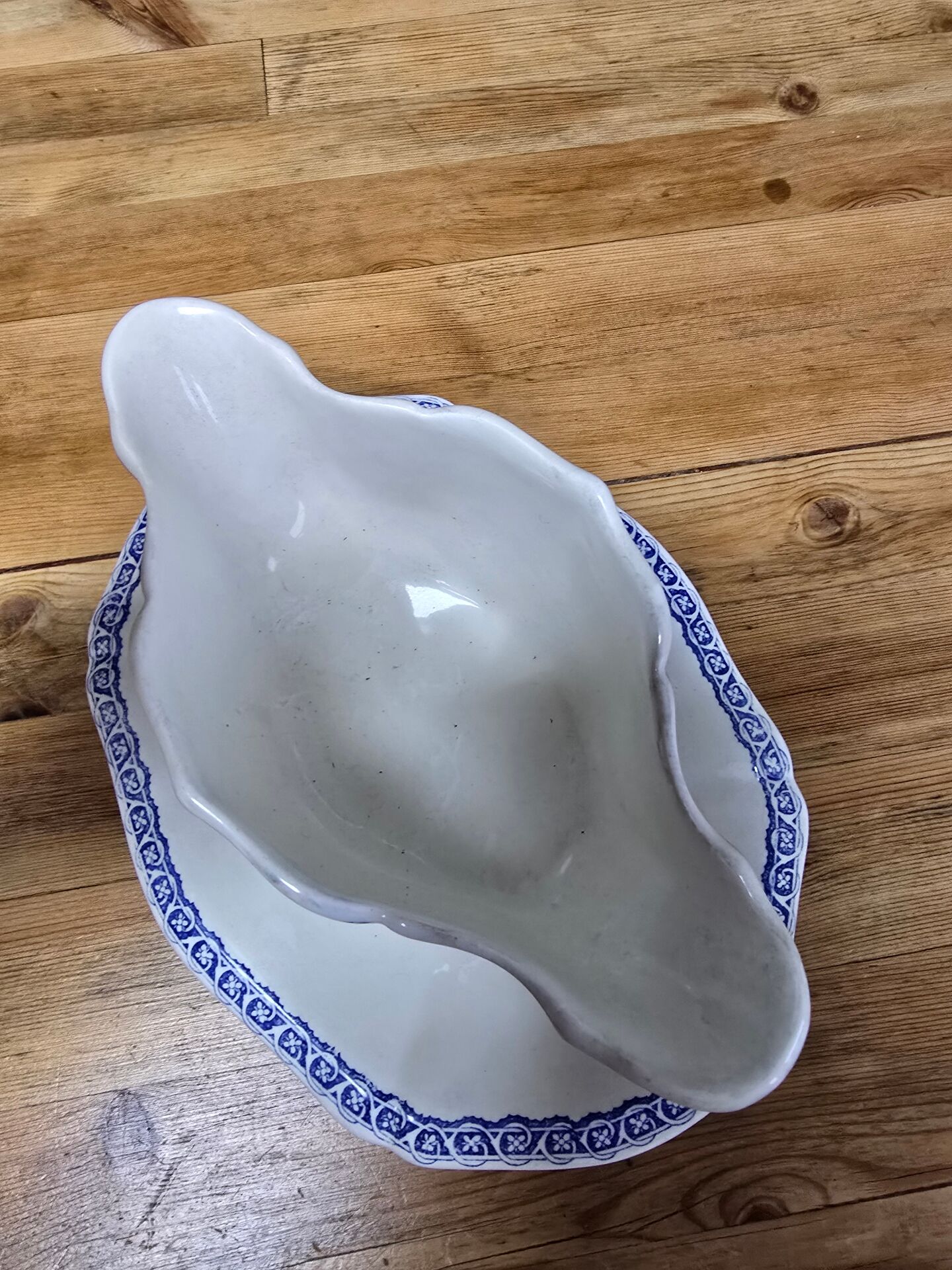 Saucière Gien motifs bleus parfait état 