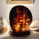 Vintage shell lamp Tahiti