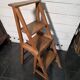Solid oak step stool