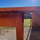 Table en bois massif tiroirs latéraux