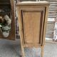 Unfinished wood storage unit