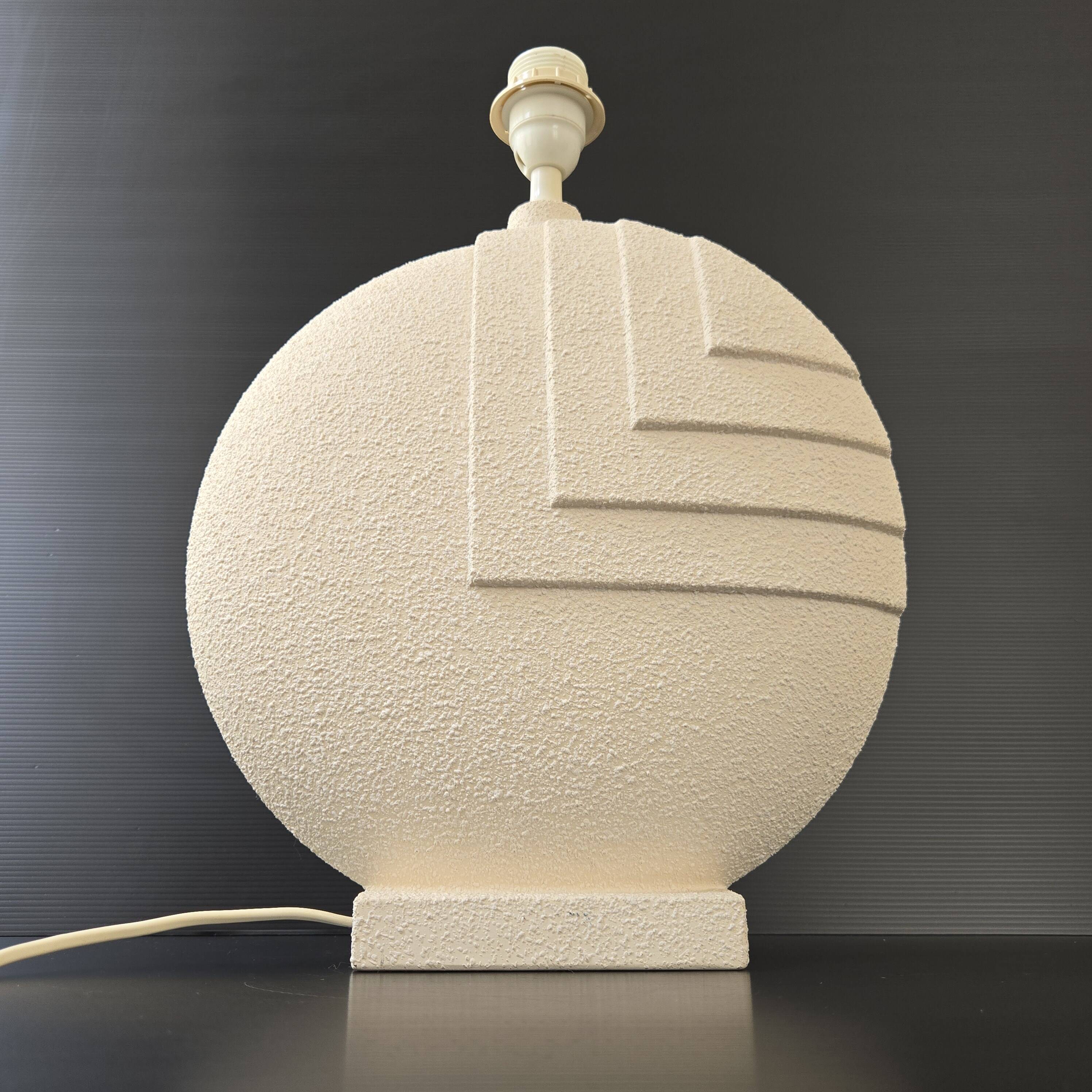 1970s art deco ceramic lamp