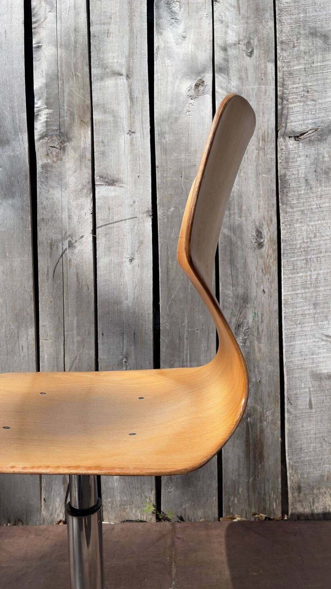 Vintage adjustable Pagholz workshop chair – 1970s industrial design